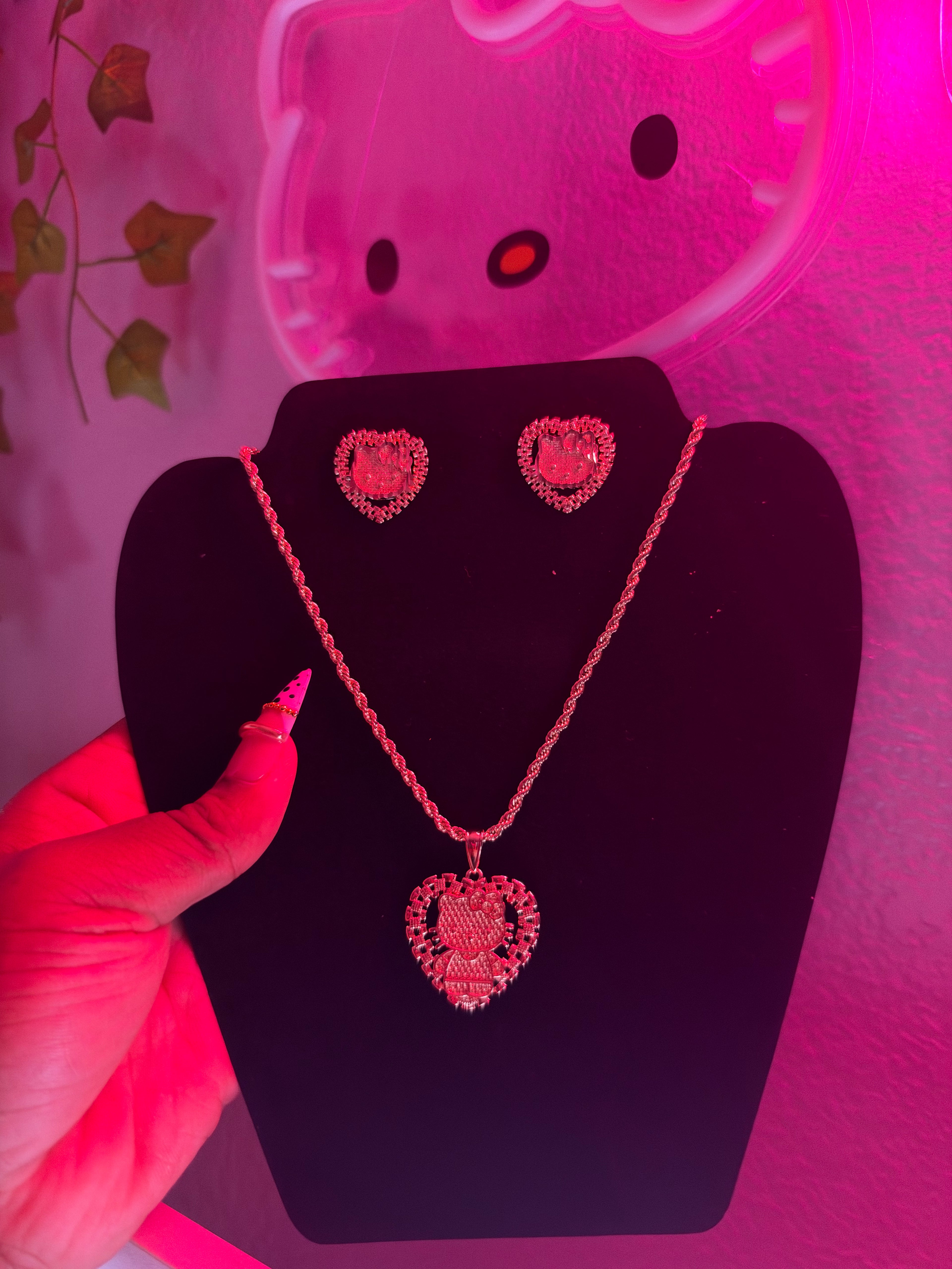 Large Heart Hk Earrings ONLY