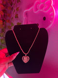Large Heart Hk Necklace ONLY
